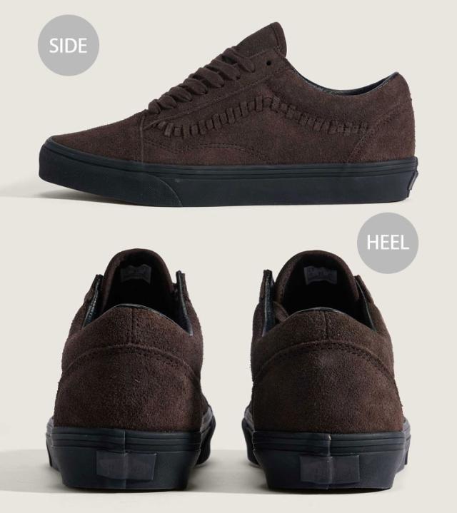 VANS バンズ スニーカー OLD SKOOL CRAFTED STRIPE VN000D9YY49 シューズ オールドスクール クラフトストライプ スウェード 本革 BROWN_2