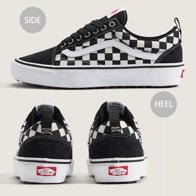 VANS バンズ スニーカー MTE OLD SKOOL INSULATED BLACK WHITE CHECKER VN000DC6841 MTE オールドスクール インシュレイテッド ブラック ホワイト チェッカー 男性用 女性用_2