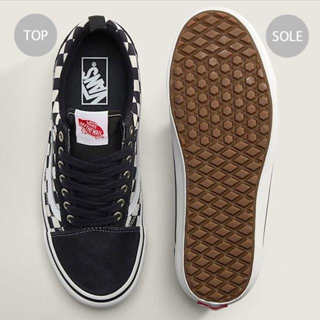 VANS バンズ スニーカー MTE OLD SKOOL INSULATED BLACK WHITE CHECKER VN000DC6841 MTE オールドスクール インシュレイテッド ブラック ホワイト チェッカー 男性用 女性用_3
