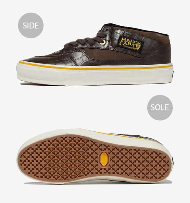 VANS バンズ スニーカー OTW HALF CAB 33 VIBRAM CLASSIC VN000E93GHR シューズ ハーフキャブ33 ビブラムクラシック スエード BROWN_2
