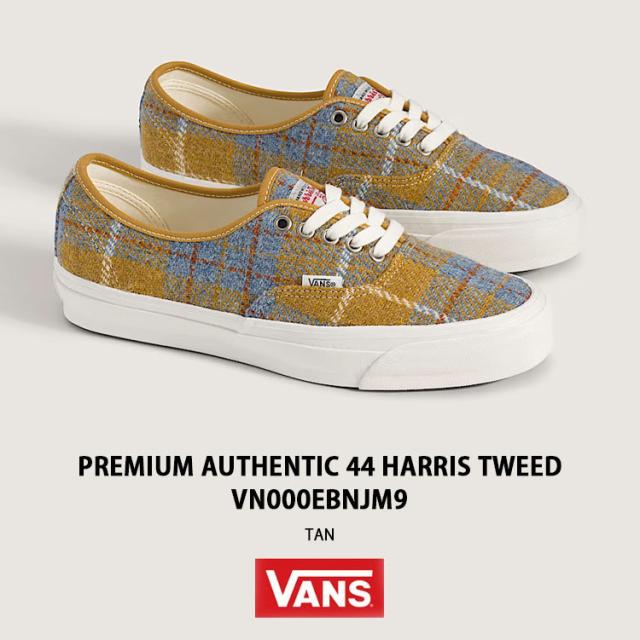 VANS バンズ スニーカー PREMIUM AUTHENTIC 44 HARRIS TWEED VN000EBNJM9 シューズ プレミアムオーセンティック44 ハリスツイード TAN_1