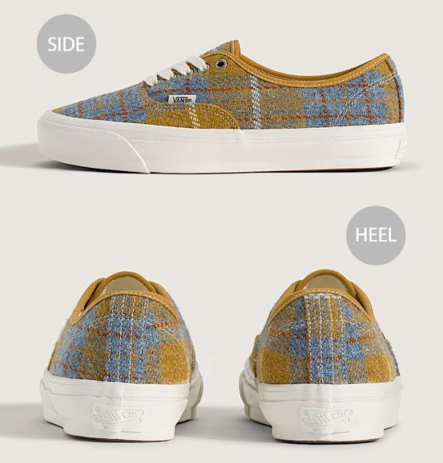 VANS バンズ スニーカー PREMIUM AUTHENTIC 44 HARRIS TWEED VN000EBNJM9 シューズ プレミアムオーセンティック44 ハリスツイード TAN_2