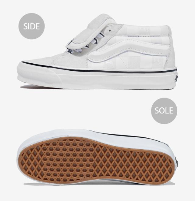 VANS バンズ スニーカー HOMME GIRLS OTW SK8-MID REISSUE 83 OST VN000NBN2VZ シューズ オムガールズ スケートミッド リイシュー83 WHITE