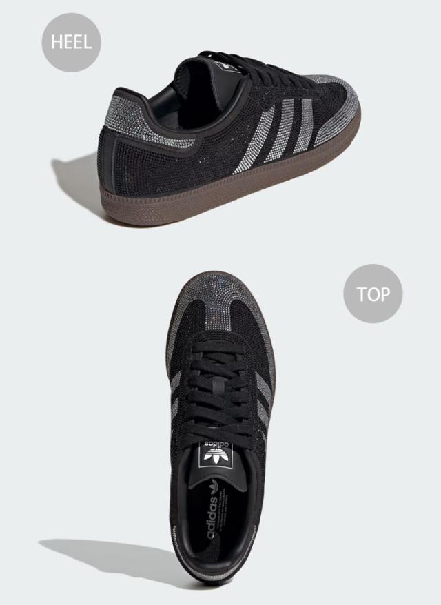 adidas originals アディダス レディース スニーカー SAMBA OG IH9052 シューズ サンバOG BLACK WHITE ブラック ホワイト ロゴ 女性用_3