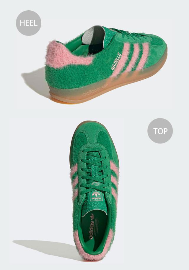 adidas originals アディダス レディース スニーカー GAZELLE INDOOR W JP8342 GREEN シューズ ガゼルインドアW グリーン Tトゥ 女性用_3