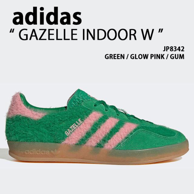 adidas originals アディダス レディース スニーカー GAZELLE INDOOR W JP8342 GREEN シューズ ガゼルインドアW グリーン Tトゥ 女性用