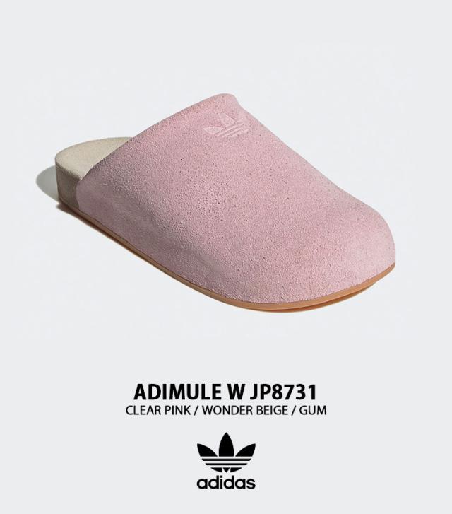 adidas originals アディダス レディース ミュールサンダル ADIMULE W JP8731 シューズ アディミュール 横すべり コルクソール スエードクロス
