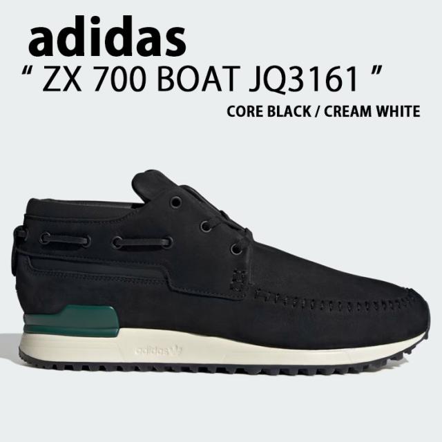 adidas originals アディダス スニーカー ZX 700 BOAT JQ3161 シューズ ZX700ボート ブラック モカシン ミッドカット メンズ レディース