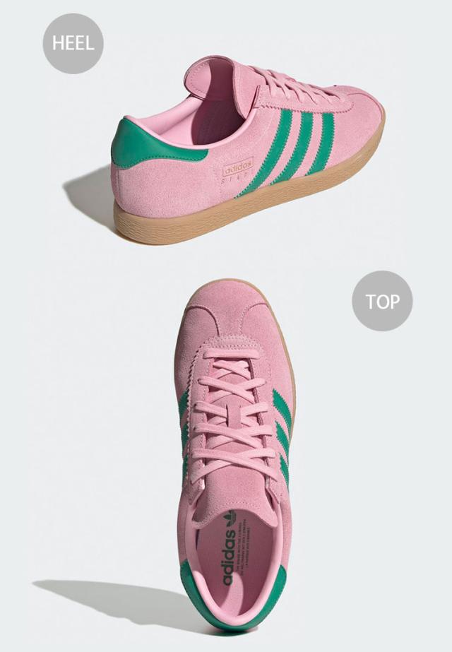 adidas Originals アディダス スニーカー STADT JR3308 シューズ シュタット スエード レザー ガムソール PINK ピンク メンズ レディース_3