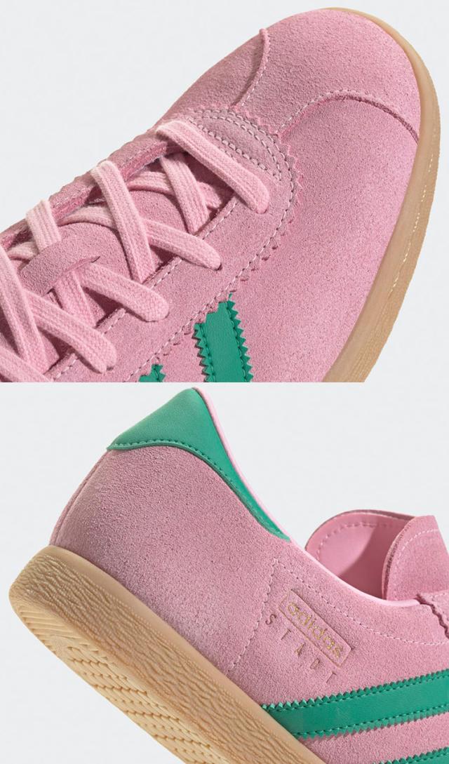 adidas Originals アディダス スニーカー STADT JR3308 シューズ シュタット スエード レザー ガムソール PINK ピンク メンズ レディース_4