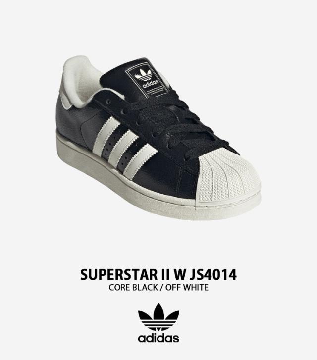 adidas originals アディダス スニーカー SUPERSTAR II W JS4014 BLACK シューズ スーパースターII スーパースター2 メンズ レディース