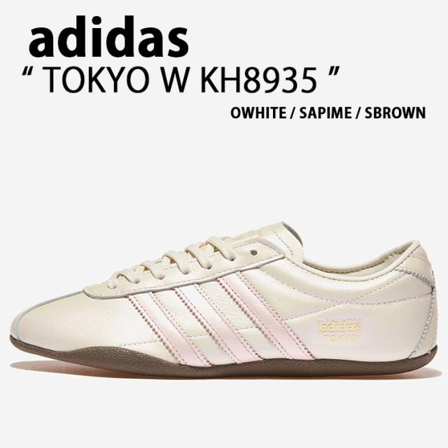 adidas originals アディダス レディース スニーカー TOKYO W KH8935 シューズ 東京ウィメンズ WHITE PINK バレエシューズ リボン