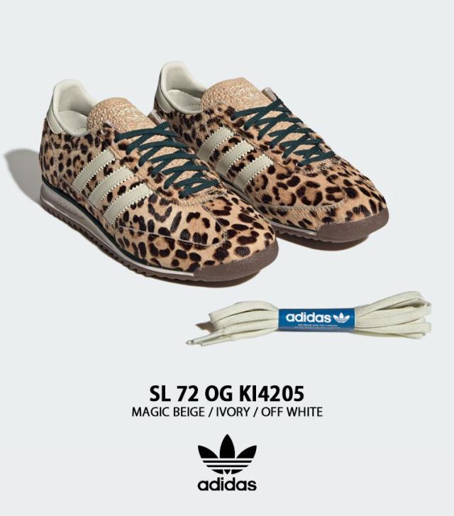 adidas originals アディダス スニーカー SL 72 OG KI4205 シューズ エスエル72 レオパード柄 ベージュ アイボリー メンズ レディース_1