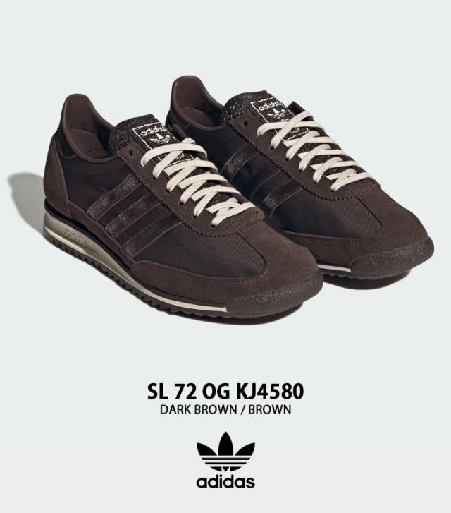 adidas originals アディダス スニーカー SL 72 OG KJ4580 シューズ エスエル72 DARK BROWN ダークブラウン メンズ レディース_1