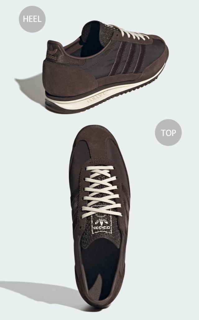 adidas originals アディダス スニーカー SL 72 OG KJ4580 シューズ エスエル72 DARK BROWN ダークブラウン メンズ レディース_3
