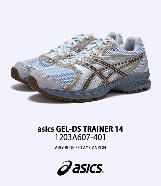 asics アシックス スニーカー GEL-DS TRAINER 14 BLUE 1203A607-401 シューズ ゲルDSトレーナー14 メッシュ ブルー メンズ レディース_1