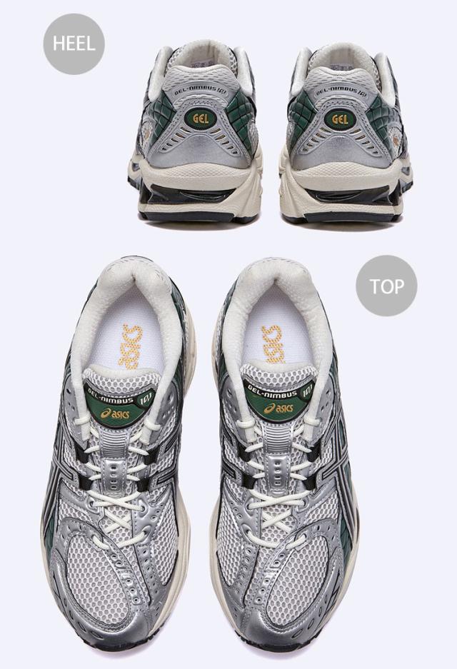 asics アシックス スニーカー GEL-NIMBUS 10.1 CREAM GREEN 1203A761-101 シューズ ゲルニンバス10.1 ランニングシューズ メッシュ