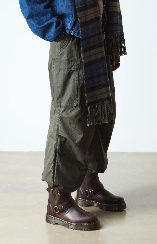 Dr.Martens ドクターマーチン ブーツ アンクルブーツ ANISTONE HARNESS BOOTS BROWN 41870200 アニストンハーネス バイカーブーツ_1