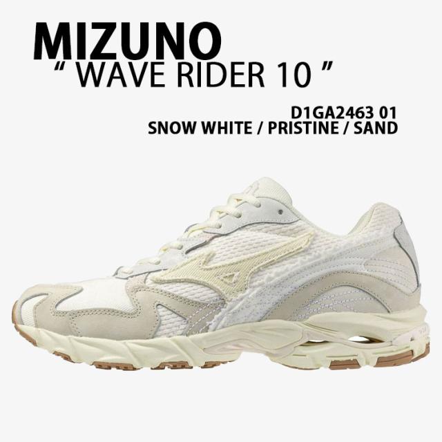 Mizuno ミズノ スニーカー WAVE RIDER 10 シューズ ウェーブライダー10 ランニングシューズ WHITE メンズ レディース D1GA246301