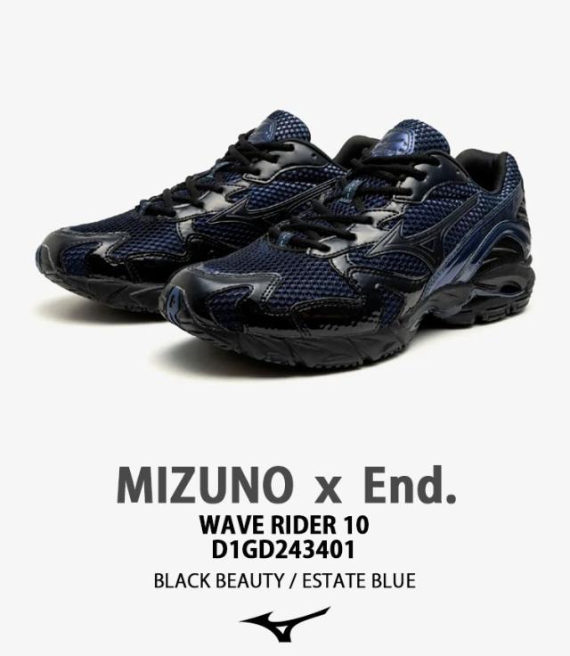Mizuno ミズノ スニーカー WAVE RIDER 10 END シューズ ウェーブライダー10 エンド ランニングシューズ ジョギングスニーカー D1GD243401_1