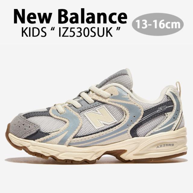 New Balance ニューバランス キッズ スニーカー IZ530UK NewBalance 530 GRAY キッズシューズ グレー ジュニア用 子供用