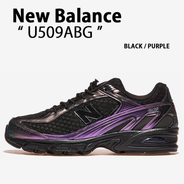 New Balance ニューバランス スニーカー U509ABG BLACK PURPLE シューズ NewBalance509 ランニングシューズ ブラック パープル