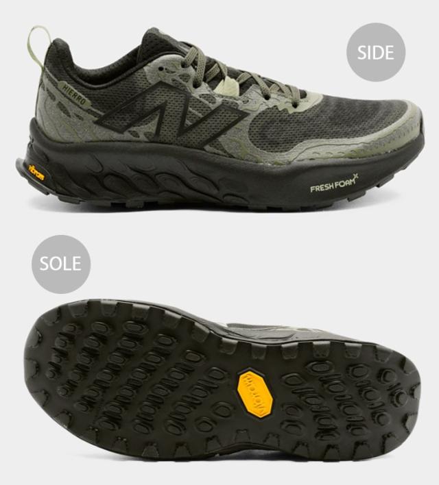 New Balance ニューバランス スニーカー FRESH FOAM HIERRO V8 UHIERAC シューズ KHAKI フレッシュフォーム ヒエロ アウトドアシューズ トレイルラン ランニング カーキ メンズ レディース_2