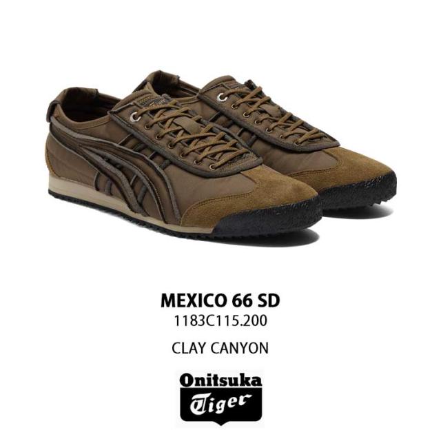 Onitsuka Tiger オニツカタイガー レディース スニーカー MEXICO 66 SD 1183C115.200 シューズ メキシコ66SD クレイキャニオン 女性用_1