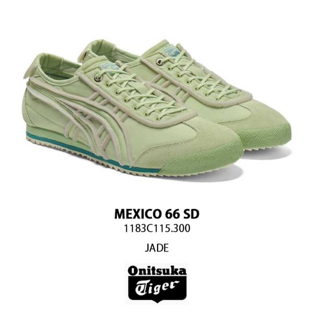 Onitsuka Tiger オニツカタイガー レディース スニーカー MEXICO 66 SD 1183C115.300 JADE シューズ メキシコ66SD ジェイド 女性用_1