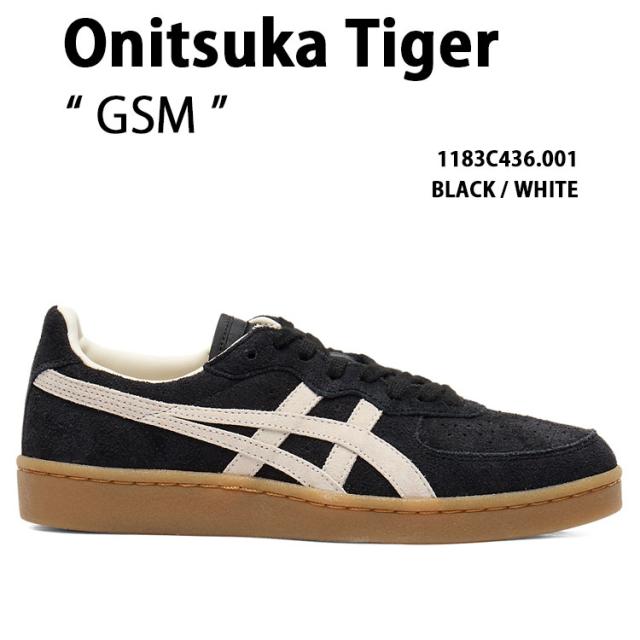 Onitsuka Tiger オニツカタイガー スニーカー GSM 1183C436.001 BLACK WHITE シューズ ジーエスエム ブラック ホワイト メンズ レディース