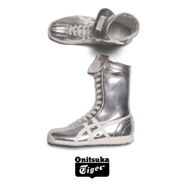 Onitsuka Tiger オニツカタイガー レディース ブーツ MEXICO 66 BOXING 1183C454.020 シューズ メキシコ66 ボクシング シルバー 女性用_4