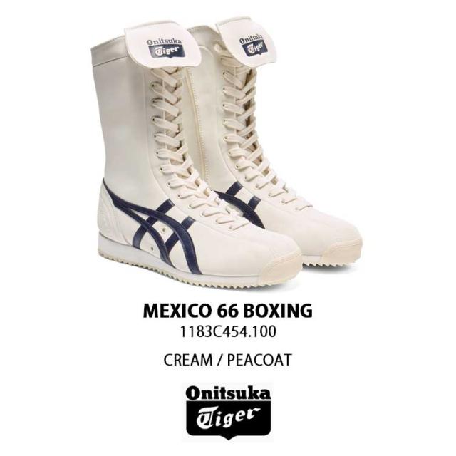 Onitsuka Tiger オニツカタイガー レディース ブーツ MEXICO 66 BOXING 1183C454.100 シューズ メキシコ66 ボクシング クリーム 女性用_1