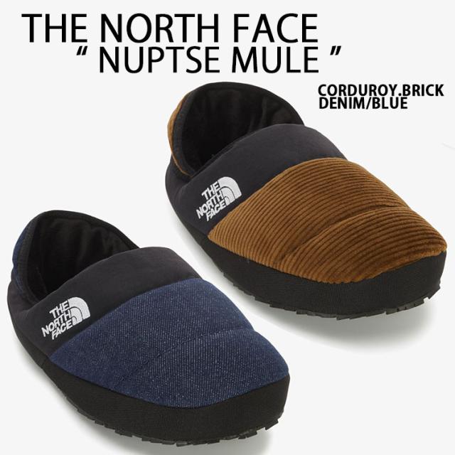 THE NORTH FACE ノースフェイス ダウンサンダル ダウンミュール NUPTSE MULE ヌプシミュール DENIM NS85R66A CORDUROY NS85R63A