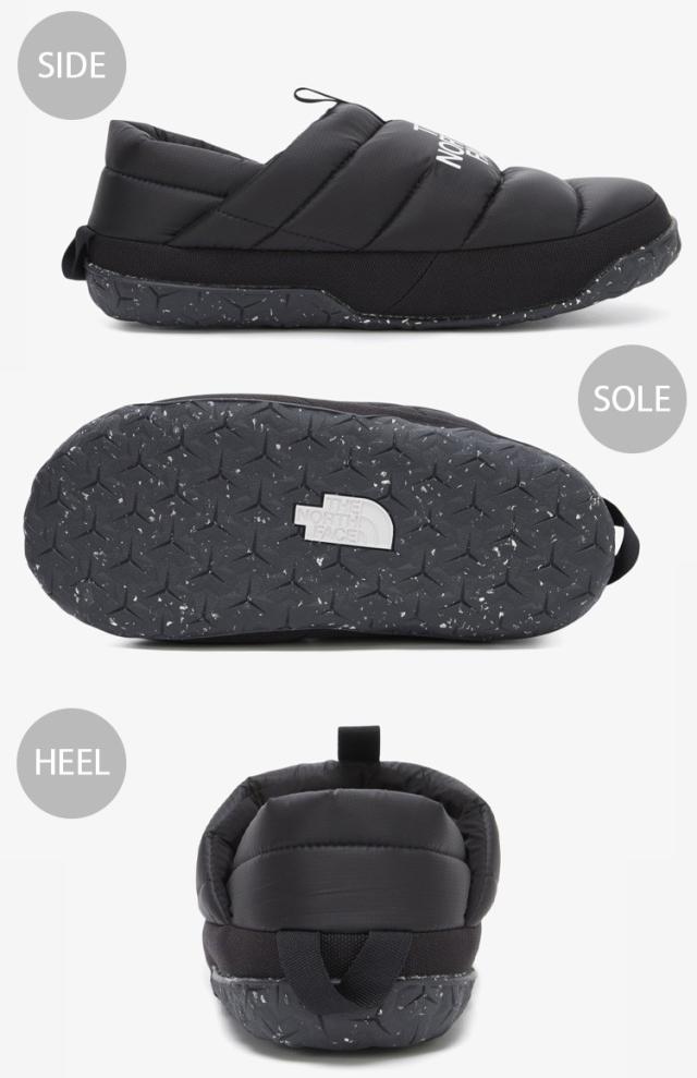 THE NORTH FACE ノースフェイス ダウンスリッポン ダウンミュール M NUPTSE MULE ヌプシミュール BLACK BEIGE ヌプシ ノースミュール ブラック ベージュ NS85R64C/D 保温素材 防寒ミュール メンズ 男性用