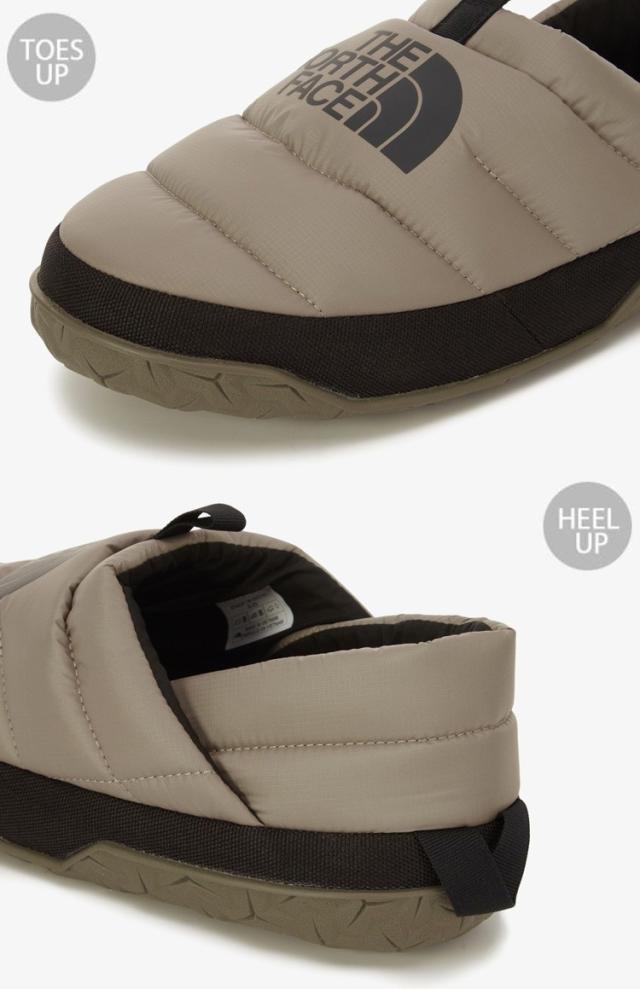 THE NORTH FACE ノースフェイス ダウンスリッポン ダウンミュール M NUPTSE MULE ヌプシミュール BLACK BEIGE ヌプシ ノースミュール ブラック ベージュ NS85R64C/D 保温素材 防寒ミュール メンズ 男性用
