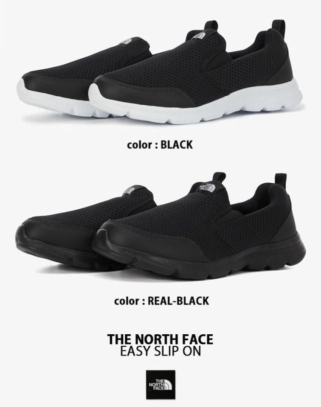 THE NORTH FACE ノースフェイス スリッポン EASY SLIP ON メッシュシューズ BLACK REAL-BLACK
