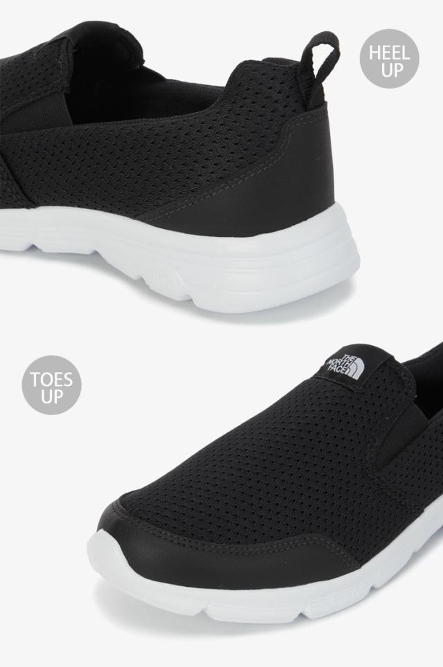 THE NORTH FACE ノースフェイス スリッポン EASY SLIP ON メッシュシューズ BLACK REAL-BLACK