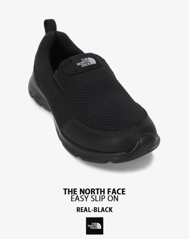 THE NORTH FACE ノースフェイス スリッポン EASY SLIP ON メッシュシューズ BLACK REAL-BLACK