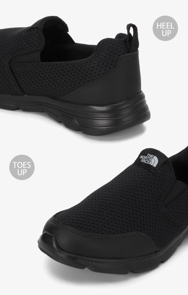 THE NORTH FACE ノースフェイス スリッポン EASY SLIP ON メッシュシューズ BLACK REAL-BLACK