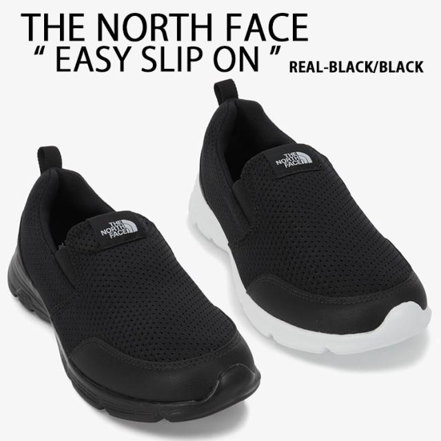 THE NORTH FACE ノースフェイス スリッポン EASY SLIP ON メッシュシューズ BLACK REAL-BLACK