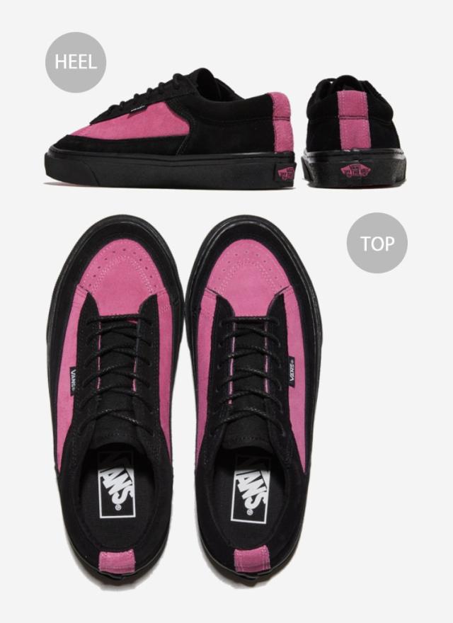 VANS バンズ スニーカー RATT V102CF NN ラット コンビネーションカラー シューズ V102CFNN BLACK PINK シーズナルカラー スエード Y2K_3