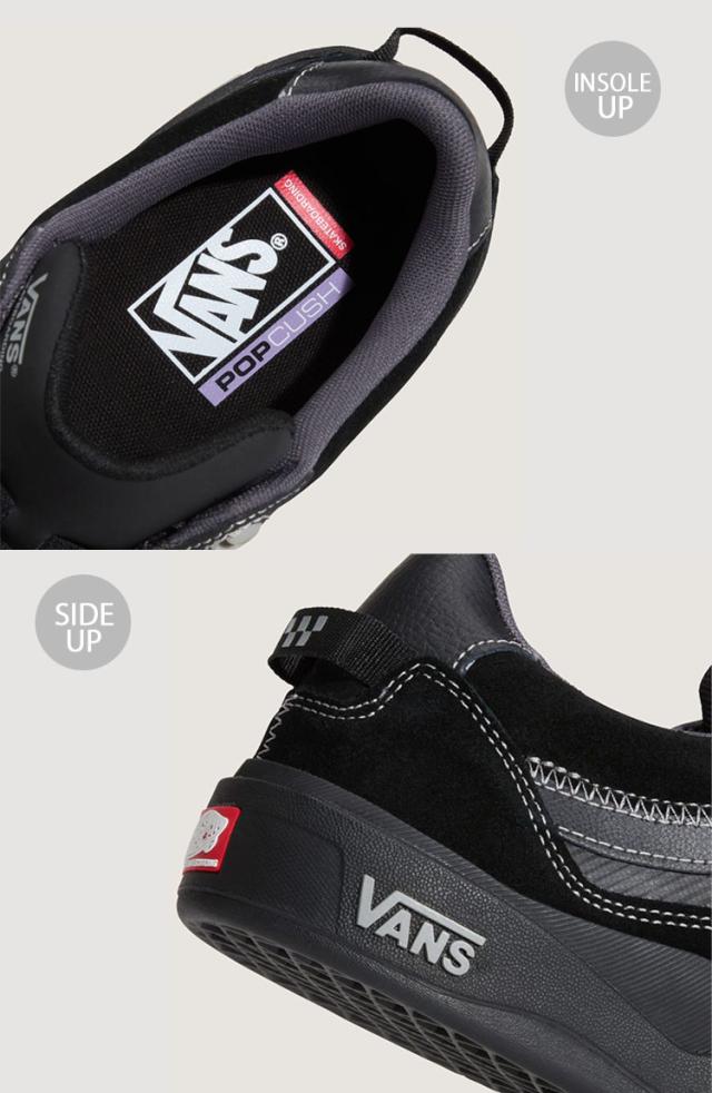VANS バンズ スニーカー SKATE 2 WAYVEE BLACK GRAY VN000D5D174 シューズ スケート2 ウェイビー スウェード スケートボード