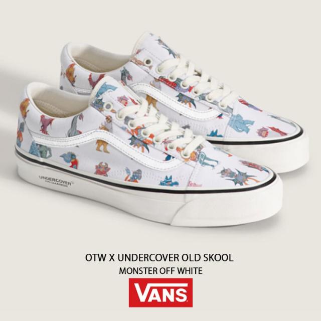 VANS バンズ スニーカー OTW X UNDERCOVER OLD SKOOL MONSTER OFF WHITE VN000VANOFW OTW X UNDERCOVER オールドスクール モンスター オフ ホワイト 男性用_1
