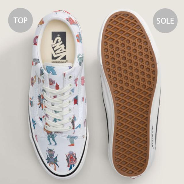 VANS バンズ スニーカー OTW X UNDERCOVER OLD SKOOL MONSTER OFF WHITE VN000VANOFW OTW X UNDERCOVER オールドスクール モンスター オフ ホワイト 男性用_3