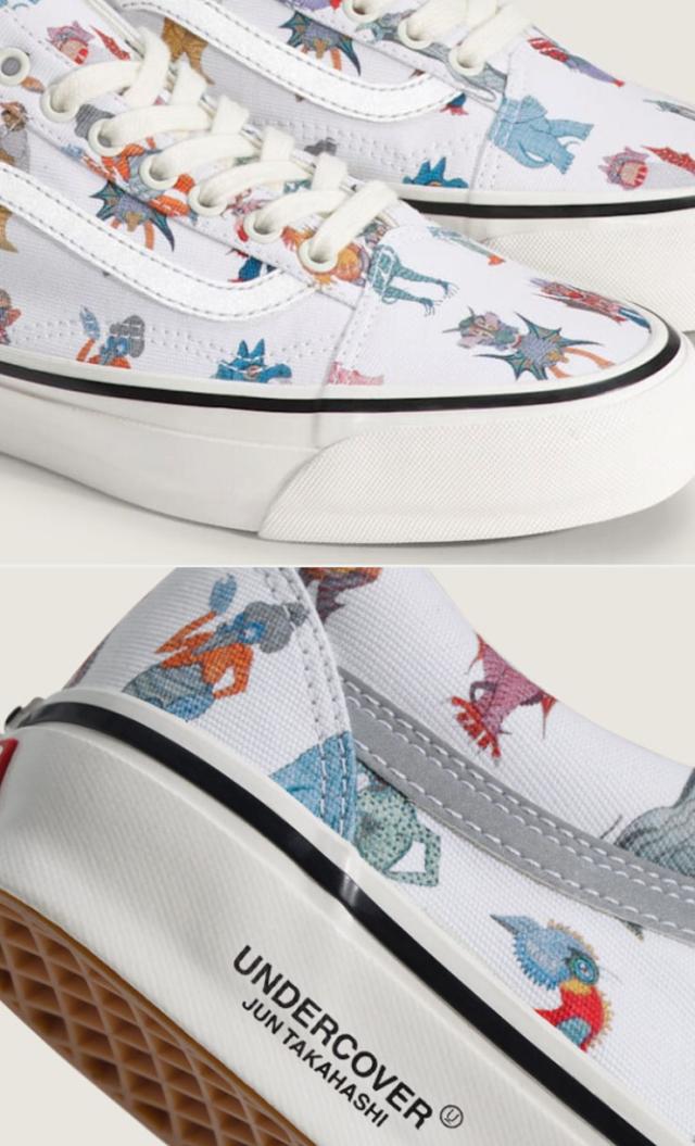 VANS バンズ スニーカー OTW X UNDERCOVER OLD SKOOL MONSTER OFF WHITE VN000VANOFW OTW X UNDERCOVER オールドスクール モンスター オフ ホワイト 男性用_4