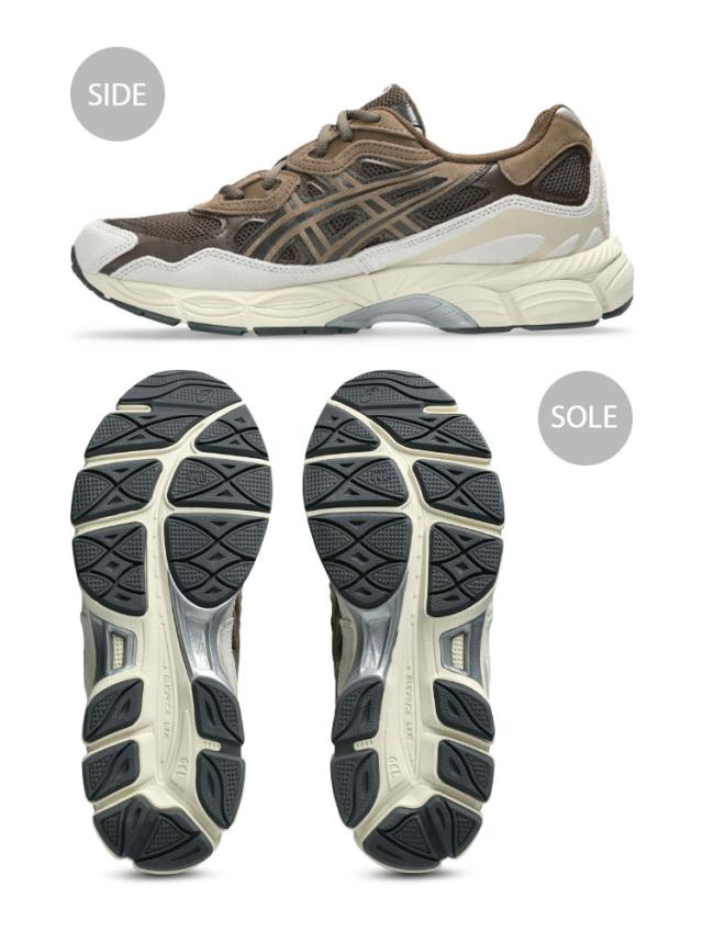 asics アシックス スニーカー GEL-NYC 1203A383-201 BROWN STORM BLACK COFFEE シューズ ゲル ランニングシューズ レトロデザイン_2