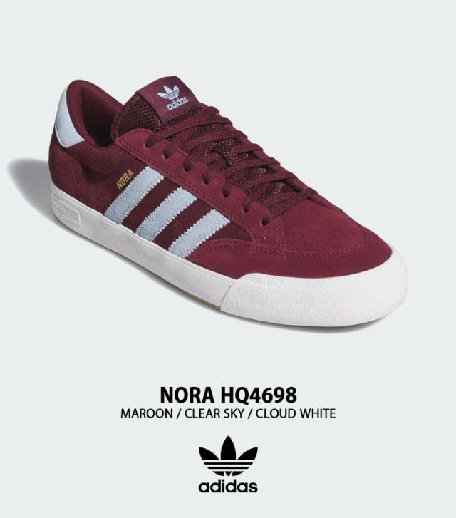 adidas Originals アディダス オリジナルス スニーカー NORA HQ4698 シューズ ノラ スケボー MAROON マルーン メンズ レディース_1