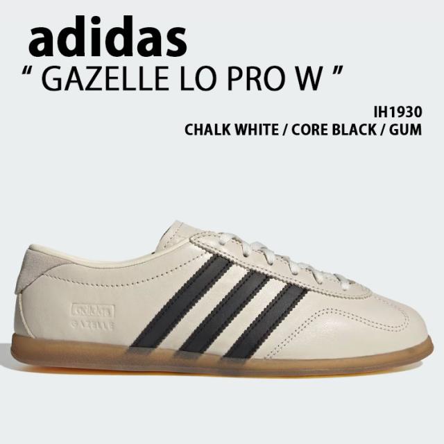 adidas originals アディダス レディース スニーカー GAZELLE LO PRO W IH1930 シューズ ガゼルロープロ レザーアッパー WHITE BLACK