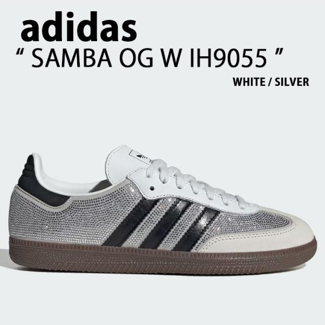adidas originals アディダス レディース スニーカー SAMBA OG W IH9055 シューズ サンバOG WHITE SILVER ホワイト シルバー 女性用