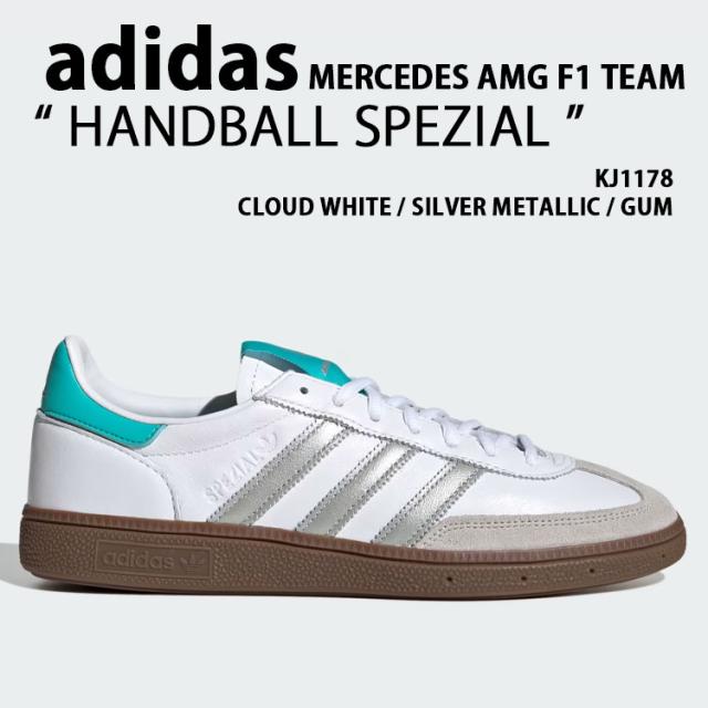 adidas アディダス スニーカー MERCEDES AMG F1 TEAM HANDBALL SPEZIAL KJ1178 シューズ メスセデス F1チーム ハンドボールスペツィアル
